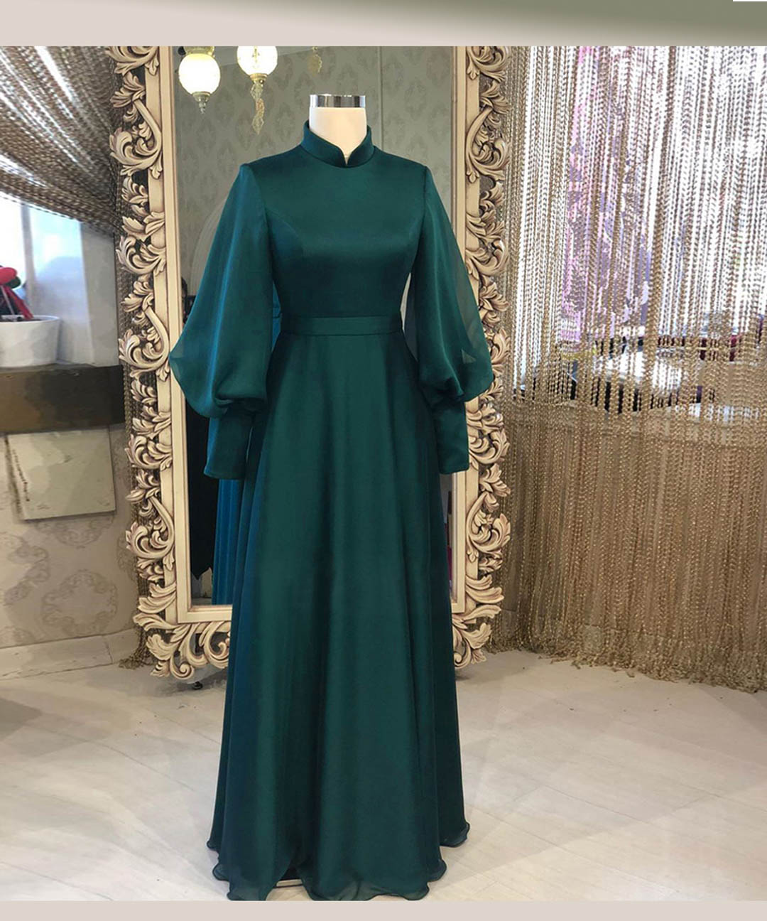 Simple long gown discount