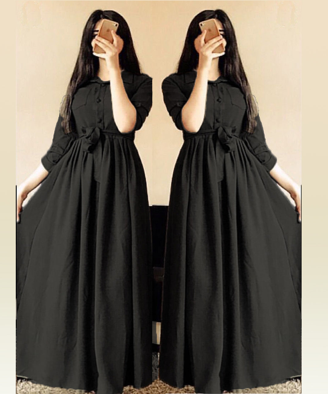 Jazzy linen Silk Black Designer Wear Western Gown
